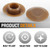 20 Pcs Door Threshold Screw Covers, Adjustable Sill Cap Plugs, Light Oak