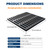 Facoba Cast Iron Drain Grate, 24 * 24 in B125 Class Outdoor Drain Cover