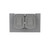 Hubbell-Bell 5180-0 1-Gang Horizontal Weatherproof Cover, Device Mount Flip Cover, Duplex, Gray