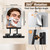 Toollygozz Heated Fogless Shower Mirror for Shaving, 5000mAh Long-Lasting Anti-Fog Shower Mirror with 360° Rotating Design & Razor Holder, Fog-Free Shaving Mirror for Men (Black)