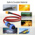 ELFCULB XT60 to Aviation Plug Cable 12AWG 2FT for Power Stations