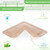 NeuHeils Silicone Foam Dressing with Border 6x6 Inch, 5 Pack for Bed Sores