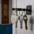 NumRealm Oval Number Tags with Rings, 304 Stainless Steel Key ID Tag, Metal Numbers Keychain Tag Labels - 1 to 10
