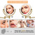 8" Magnifying Makeup Mirror Wall Mounted with Lights, Brushed Moderne Brass