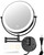 Gospire 9" Wall Mounted Lighted 10X Magnification Double-Sided LED Mirror
