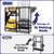 TC-HOMENY 16-Rod Fishing Rod Holder for Garage, Fishing Pole Rack Cart Fit All Fishing Rods, 3 Tier Fishing Tackle Storage Organizer Rack with Storage Bag, For Living Room