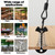 8 Set Strong Outdoor Furniture Deck Anchor, Stainless Steel Deck or Dock Anchor for Gap Between Boards Marine Grade Fishbone Deck Anchor Pegs with Carabiner Cable for Relocate Chair Table Chaise