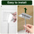 Under Counter Banana Hook Foldable, Banana Holder Cabinet Shelf Hook,Silver