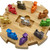 EDUMAETRIX 10 Metal Train Markers Pieces, Accessories for Classic Mexican Domino Game