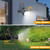 APOMAO Solar Lights Outdoor Waterproof Spot Lights, Cool White 1 Pack