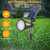 APOMAO Solar Lights Outdoor Waterproof Spot Lights, Cool White 1 Pack