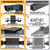 Adjustable Trailer Hitch for 2-Inch Receiver-8-Inch Drop/Rise,2" & 2-5/16" Ball Hitches for Trucks,18,500 LBS GTW, Heavy Duty Aluminum Tow Hitch with Anti-Theft Locking Pins,Black