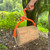 Wood Handle 2 Claw Skidding Tongs Non-Slip Grip, Log Lifting, Handling, Dragging & Carrying Tool (18 in)