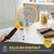 Electric Fly Swatter [Set of 2] Handheld Bug Zapper Racket for Indoor/Outdoor - Powerfull 1500 Volt Instant Flies/Bug & Mosquito - Portable Fly Zapper Battery Operated (AA Batteries not Included)