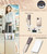 Fitdafit Curling Iron Brush, 1.5" Cordless Hair Curler, 3-in-1 Brush Curling Iron Hair Straightener Comb Rechargeable, 7000mAh Portable Ionic Heated Styling Brush, Suitable for All Hair Types Gold