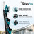 TelesPro 30 Feet High Reach Cobweb Duster with 6-24Ft Extension Pole, Webster Cobweb Duster with 5-Stage Telescopic Aluminum Pole, Spider Web Brush for Outdoor & Indoor Cleaning - Soft Bristles.