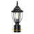Lamomo Motion Sensor Outdoor Post Lights, Aluminum Lamp Post Light Fixture