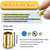 10 Pack Small Spotlight Battery Operated LED Lights, Warm White LED Wireless Miniature Spot Light for Artwork Painting,Jewelry Showcase Display,Closet,DIY Hand Craft (WarmWhite)
