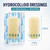 Dodanros Advanced Fast Healing Hydrocolloid Gel Bandages, Adhesive Wound Care Pads, 2.32 * 1.14 in, 40 Count