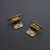 Ravinte Antique Bronze Cabinet Hinges, 1/2 Inch Overlay, 50 Pack (25 Pairs)
