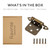Ravinte Antique Bronze Cabinet Hinges, 1/2 Inch Overlay, 50 Pack (25 Pairs)
