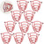Happy Tree (10 Pack) Red Fire Sprinkler Head Guard Cover Cage for Both 1/2" & 3/4" Fire Head for Protecting Flush Mount & Side Wall & Pendent Head Semi - Recessed fire Sprinkler Covers