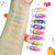 Mebtmel Cute Lip Gloss for Kids, 6PCS Glitter Girls Lip Gloss Set with Shape of Candy, Assorted Flavors Hydrating Lip Balm Party Favor Make-up for Girls and Teens Ages 8-12