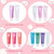 M&U Glitter Lip Gloss Set with Carrying Case, 12Pcs Assorted Flavors Moisturizing Shimmer Glossy Lip Party Favor Make-up for Kids and Teens Ages 5+