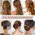 Flat Hair Clips for Women,6 Pack Ergonomic Curved Hair Claw Clips for Thick Thin Curly Hair,Strong Hold No Slip French Large Hair Claw Clips for All Hair Textures,Comfortable All-Day Wear,Leopard