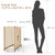 Art Storage Rack, Art Canvas Storage, Canvas Boards Rack Art Storage with Handle & Caster Wheels for Drawing Board, Panel, Paper Pad for Art Studios, Artworks, Gallery