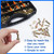 940PCS Grade 8.8 Metric Bolt and Nuts Kits M4 M5 M6 M8 Heavy Duty Hex Bolts Nuts Assortment Set Yellow Zinc Plated