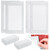 Reallnaive 300 Pcs Meat Absorbent Pads 4x7 Inch Meat Soaker Pads for Vacuum Sealer Bags Fish and Poultry Pad 60 Grams (White)