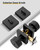 Goldenwarm Black Exterior Door Knobs with Deadbolt, Front Lockset - 1Pack
