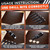 6 Pcs Leather Hole Punch Set, Carbon Steel Hollow Punch for Drill
