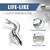 TRUSCEND Swimmax Easy Catch Fishing Lures with BKK Hooks, Wiggling, Vibrating, Rattling and Gurgling for More Bite, Heavy-Duty Dyneema Fiber Jointed Swimbaits for Bass, Trout, Walleye, Crappie, Pike