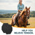 Sadnyy 2 Packs Non Slip Stirrup Pads for 4.5 Inch Jointed Irons with Zip Ties Horse Riding Stirrup Covers Secure Grip Anti Fatigue Horse Riding Equipment