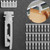 Vertical Blinds Replacement Stem and Gear Used for Headrail, Carrier Stem Vertical Blinds Curtain Accessories（24 Sets）