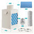 HG Power Metal Indoor Dryer Vent Kit, Dryer Vent Box, Safety Vent Flap