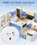 Geevon 4 Pack Water Leak Detectors,100dB Sensor Alarms for Home