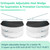 Skyfoot 3 Layers Adjustable Heel Wedge Inserts for Supination & Pronation Correction, Adhesive Medial & Lateral Heel Insoles for Bow Legs, Knee Pain, Foot Alignment (L: W 7-11, M 7-10, Black)