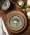 TheTerra Ceramic Dinnerware Set for 4, 12-Piece Plates and Bowls Set