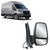 Replacement Passenger Right Side Mirror Power Mirror and Heated with BLIS (Blind Spot Sensor) and Indicator Manual Folding Fit Ford Transit 150 250 350 from 2015 to Onward