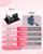 Haoguo Yarn Counter with ±3% High Accuracy, Suction-Cup Base & Copper Gear, Ideal for Knitting, Crocheting, Yarn Portioning & Leftover Tracking