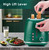 Roter Mond 4 Slice Toaster Retro Stainless Steel Toaster with Bagel, Cancel, Defrost Function and 6 Bread Shade Settings Bread Machine, Long Extra Wide Slots and Removable Crumb Tray, Green