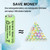 12Pcs AA 600mAh Solar String Light Rechargeable Batteries