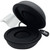 Watch Travel Case, Shock-Tested Single Watch Case for Wristwatches & Smart Watches, Leather Black