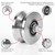 2 Pack 4" V-Groove Slide Gate Wheel with Welded Bracket Box, Heavy-Duty Solid Double Bearings, for Inverted V-Track Sliding Gates, 1 13/16" Width, 3000 Lbs Capacity