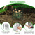 PASARA 10 Pack Plant Protectors from Animals, 13 Inch Round Cloche Plant Cages with Sturdy Chicken Wire Mesh, Garden Cages to Keep Animals Out for Vegetables & Flowers, Includes Support Stakes