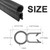 Storystore Automotive Door Weather Stripping 10 Ft EPDM Rubber Seal Strip