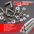Twidec/1511PCS Nuts and Bolts Assortment Kit,Machine Screws,304 Stainless Steel Phillips Pan Head and Flat Head Screws #4-40#6-32#8-32#10-24#1/4-20 with Nuts, Bolts,Washers in the Storage Case